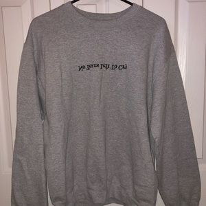 Ariana Grande No Tears Left To Cry crewneck